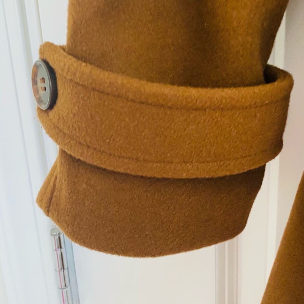 Double Button Raglan Sleeve Overcoat - Picture 14 of 14